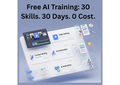 Free AI Training: 30 Skills. 30 Days. 0 Cost.